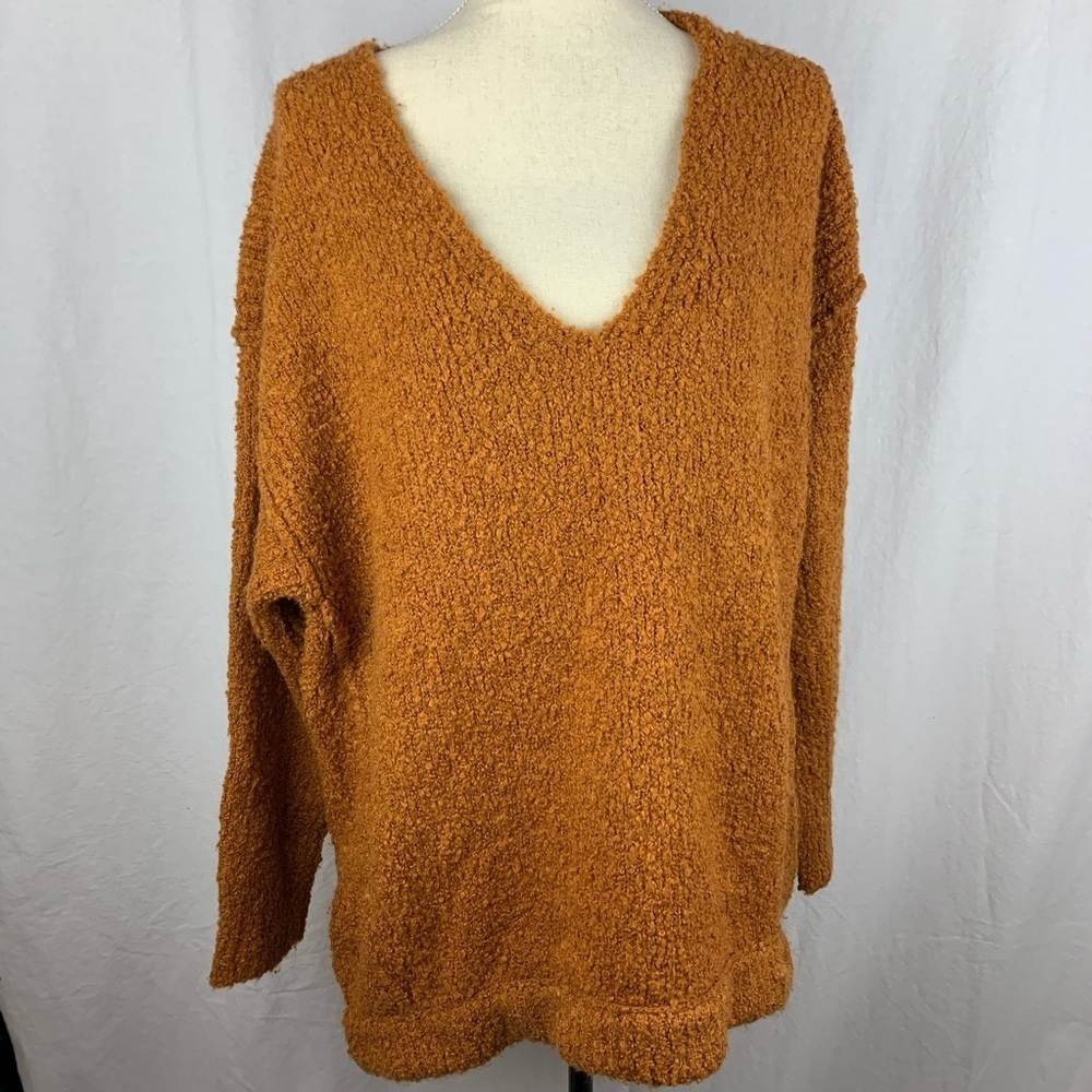 Free people rust colored sweater